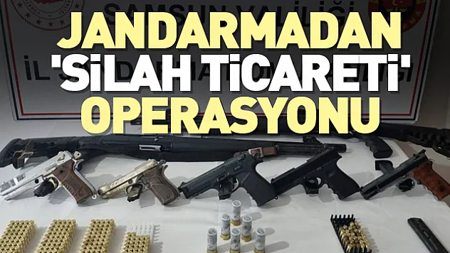 Samsun'da 'silah ticareti' operasyonu