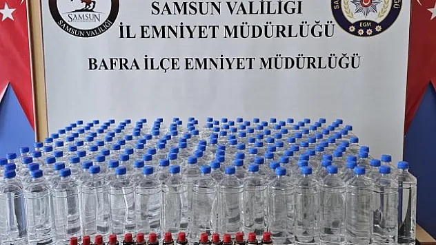 200 litre etil alkol ele geçirildi