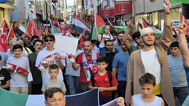 Samsun'dan Filistin'e destek