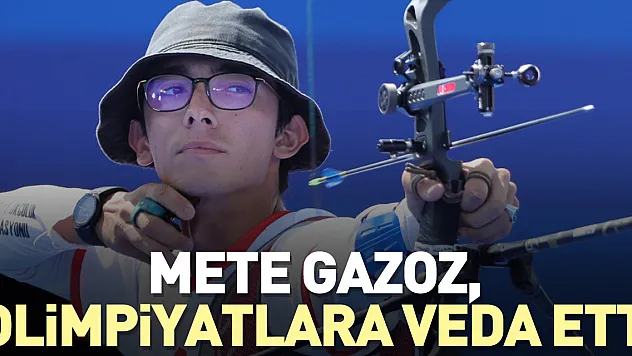 Mete Gazoz, Olimpiyatlara veda etti