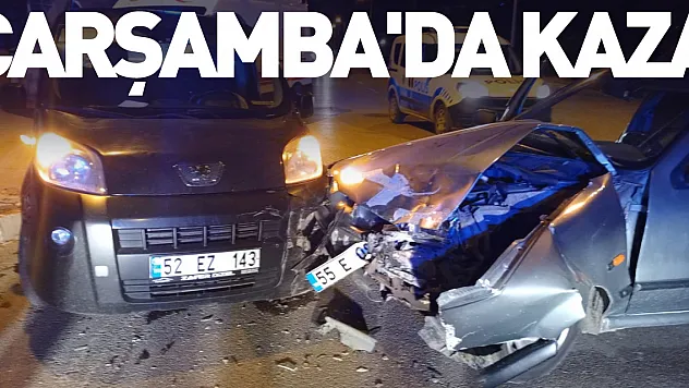 Çarşamba'da Kaza