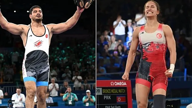 Milli güreşçiler, Paris 2024'te 2 bronz madalyada kaldı