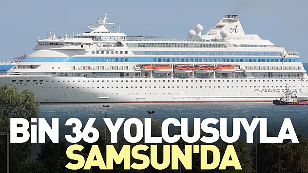 Bin 36 yolcusuyla Samsun'da