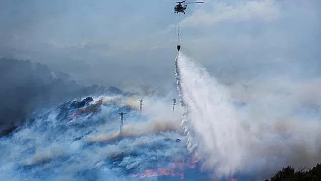 Yangınlara müdahale sürüyor