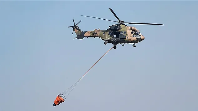 MSB'den 15 helikopterle destek