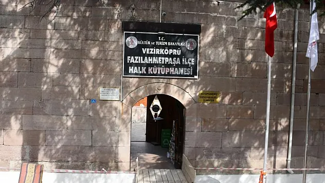 Samsun'da tarihi kütüphane onarıldı