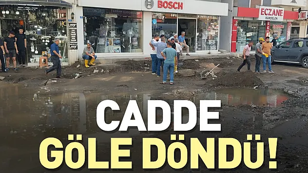 Cadde Göle Döndü!