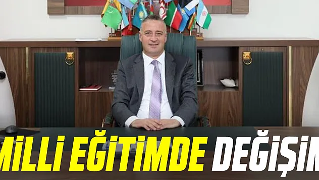 MiLLi EĞiTiM DE DEĞiŞiM
