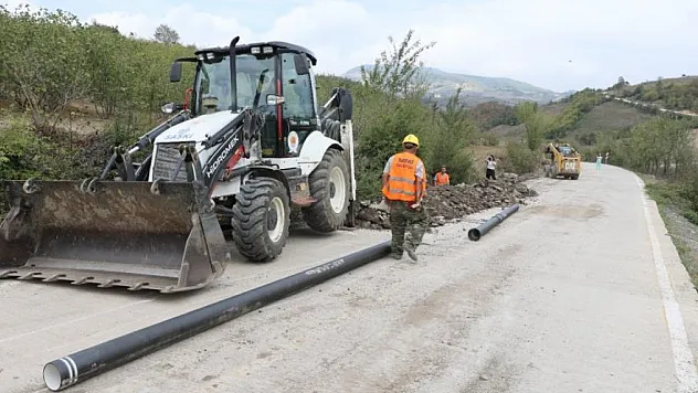 Kırsala yeni içme suyu hattı