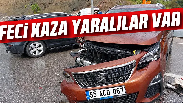 FECİ KAZA YARALILAR VAR