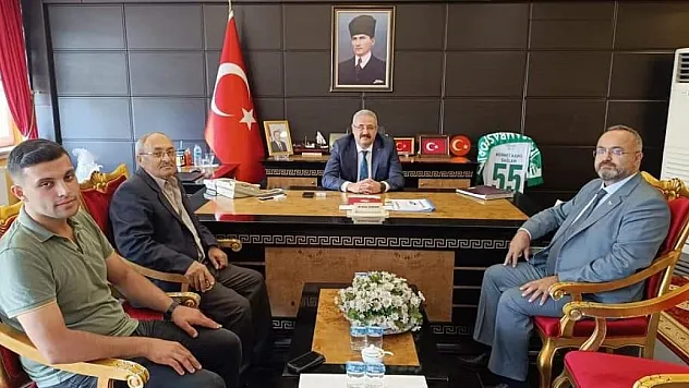 DP'DEN KAYMAKAM SAĞLAM'A ZİYARET