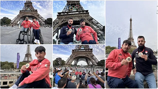 Milli para masa tenisçiler, turistlerin ilgisiyle karşılaştı