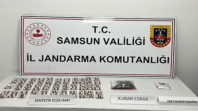 Jandarma ekipleri uyuşturucu madde ele geçirdi