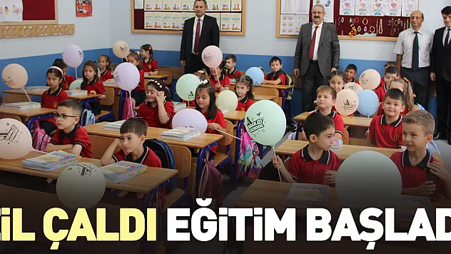 ZİL ÇALDI EĞİTİM BAŞLADI