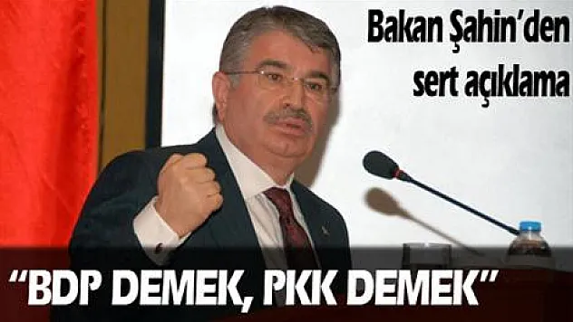 Şahin'den terör açıklaması