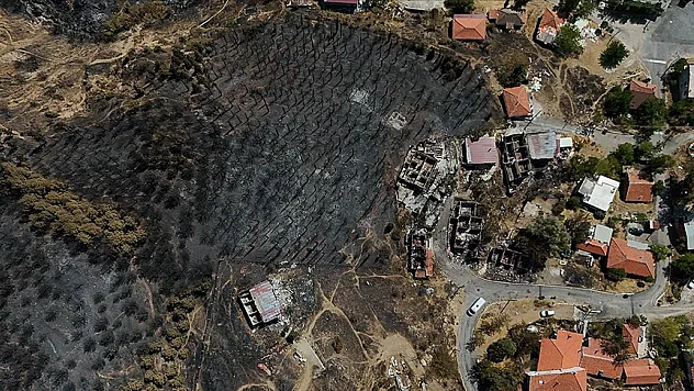 Kaçak kazı yapanlar yangın çıkardı