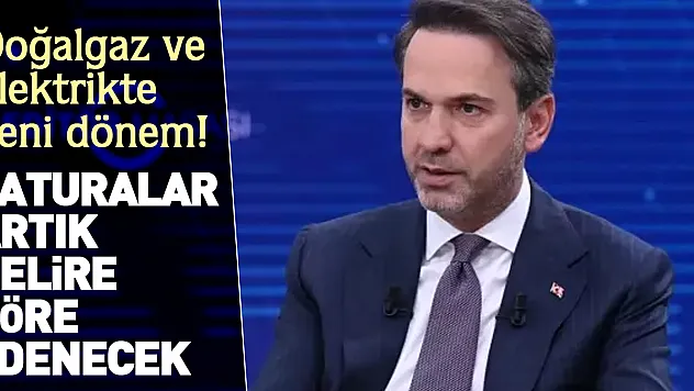 Faturalar artık gelire göre ödenecek