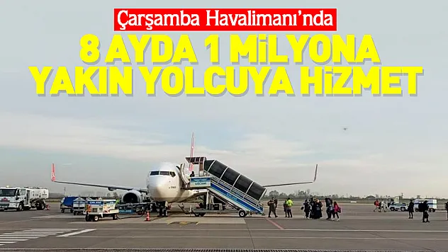 1 milyona yakın yolcuya hizmet