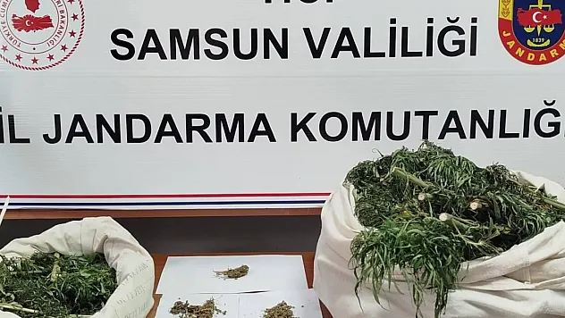 10 kilogram esrar ele geçirildi