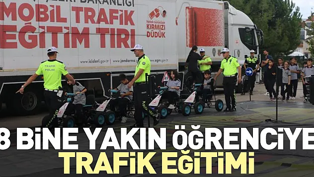 8 bine yakın öğrenciye trafik eğitimi