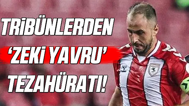 Taraftarlardan 'Zeki Yavru' tezahüratları!