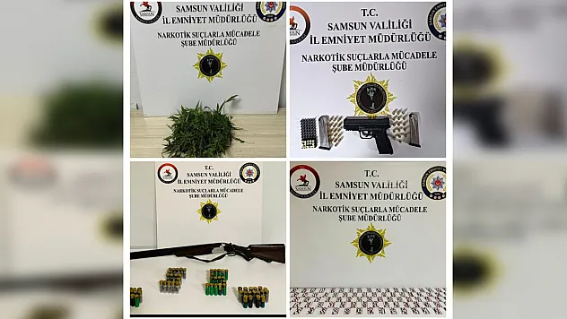 Samsun'da uyuşturucu operasyonu