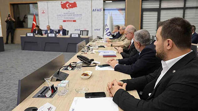 'Afet sonrası iyileştirme çalışmaları' toplantısı