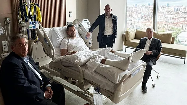 Aziz Yıldırım'dan, Serhat Akın'a geçmiş olsun ziyareti