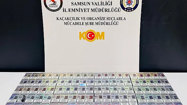 İş yerinde yapılan aramada elektronik sigara ele geçirildi