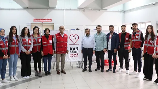 85 ünite kan bağışı yapıldı