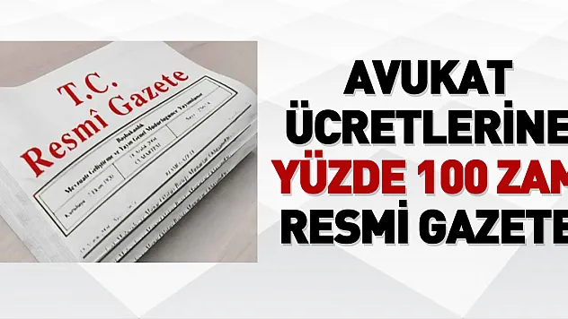 Avukat Ücretlerine Yüzde 100 Zam