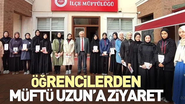 Öğrencilerden Müftü Uzun'a Ziyaret