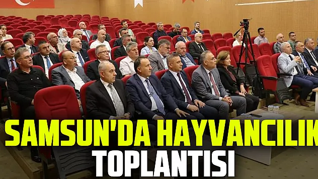 Samsun'da Hayvancılık toplantısı