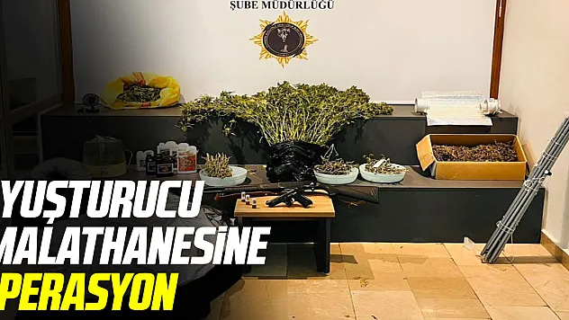 Uyuşturucu imalathanesine operasyon