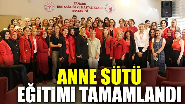 Anne sütü eğitimi Tamamlandı