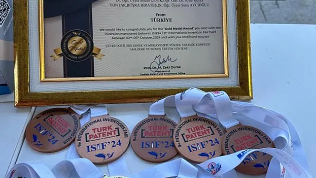 OMÜ, Uluslararası Buluş Fuarı'nda 7 madalya elde etti