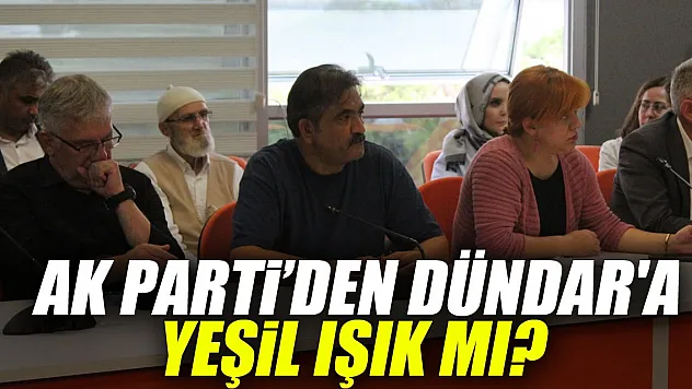 AK Parti'den Dündar'a yeşil ışık mı?