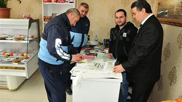 Zabıtadan Ruhsat Taraması