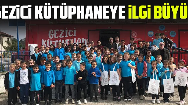 Gezici Kütüphaneye ilgi büyük
