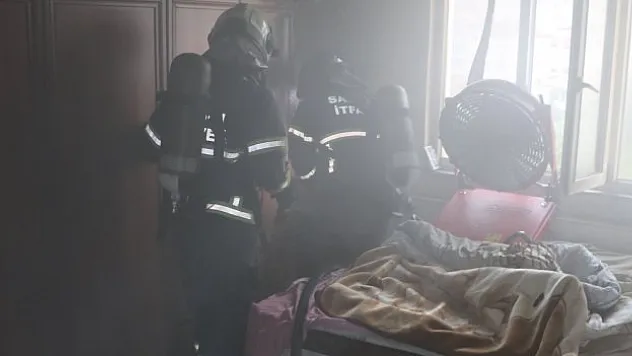 Apartmanda yangın korkuttu