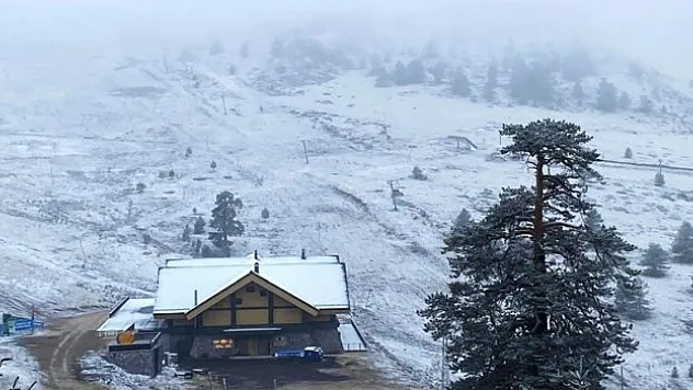 Kartalkaya'da beyaz örtü