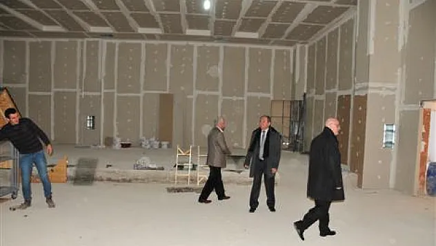 Başkan Burma, Çalışmaları Denetledi