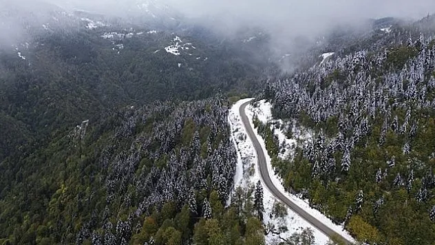 Sonbahar ve kış aynı karede