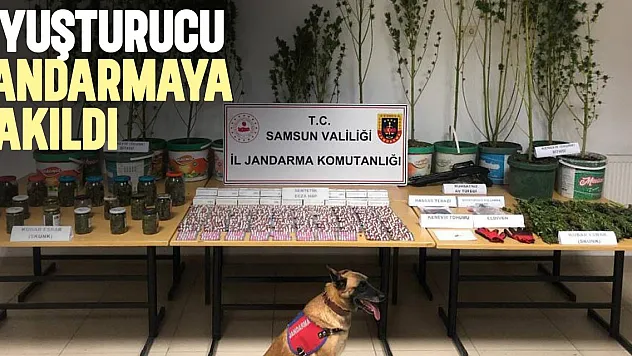 UYUŞTURUCU JANDARMAYA TAKILDI