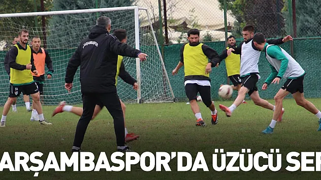 Çarşambaspor'da Üzücü Seri