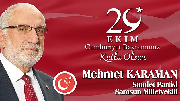 Saadet Partisi Samsun Milletvekili Mehmet Karaman