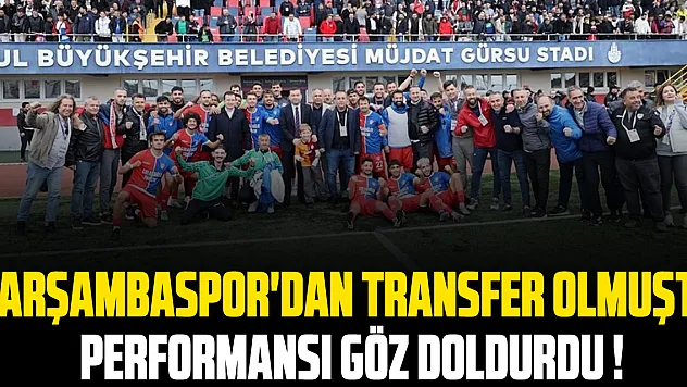 Çarşambaspor'dan Transfer Olmuştu Performansı Göz Doldurdu !