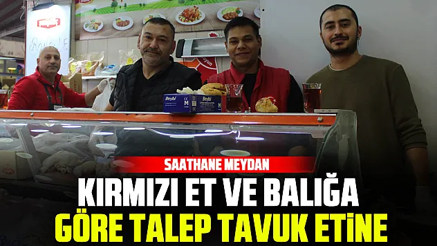 KIRMIZI ET VE BALIĞA GÖRE TALEP TAVUK ETİNE