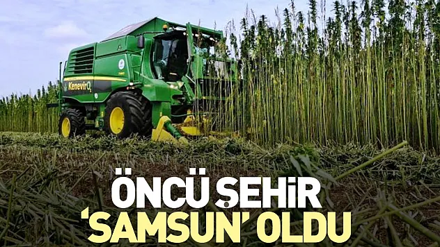 Öncü şehir 'Samsun' oldu