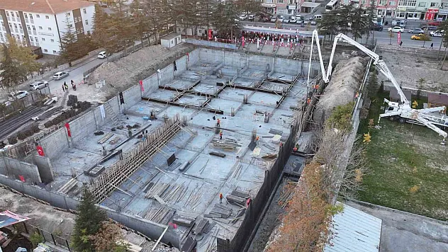 kapasiteli spor salonunun temeli atıldı